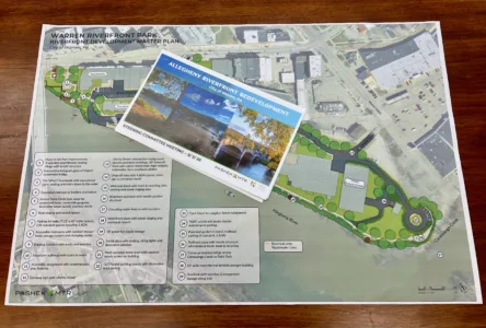 Riverfront closer to construction, unveiling planned